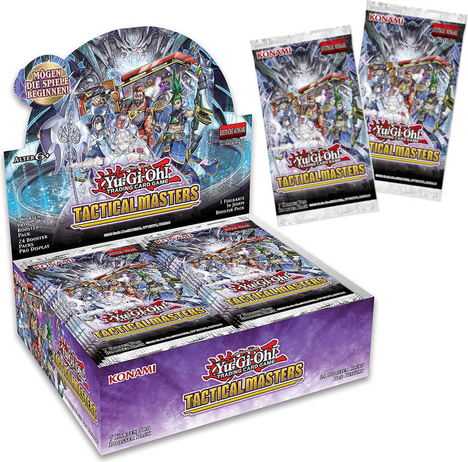 Konami YGO YuGiOh! Tactical Masters - 1 Display - 24 Booster Karten - Deutsch