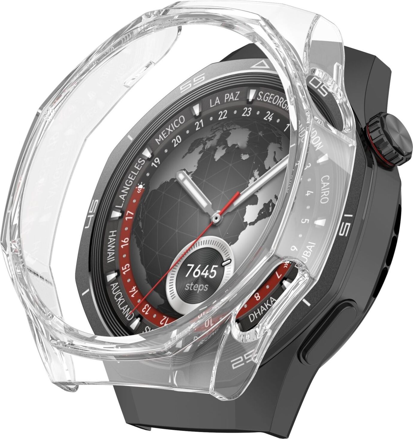 Pre Huawei Watch GT 5 Pro 46mm Watch Ochranné puzdro kryt Transparent