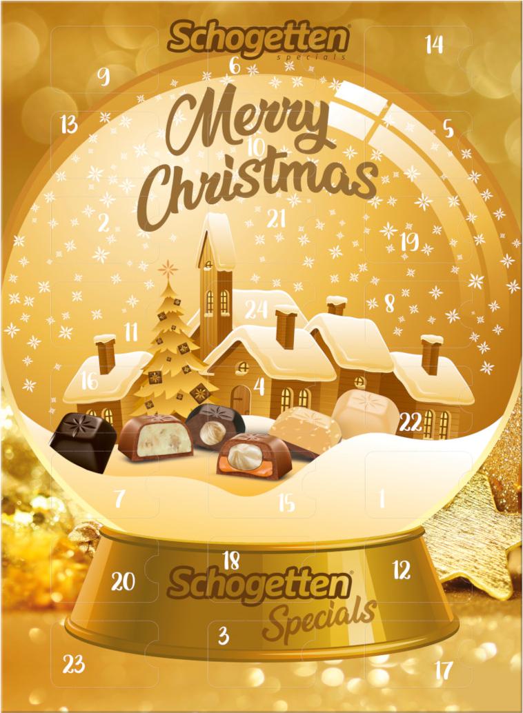 Mega-Paradies Schogetten Specials Adventskalender schokoladige Überraschungen 206g 862807