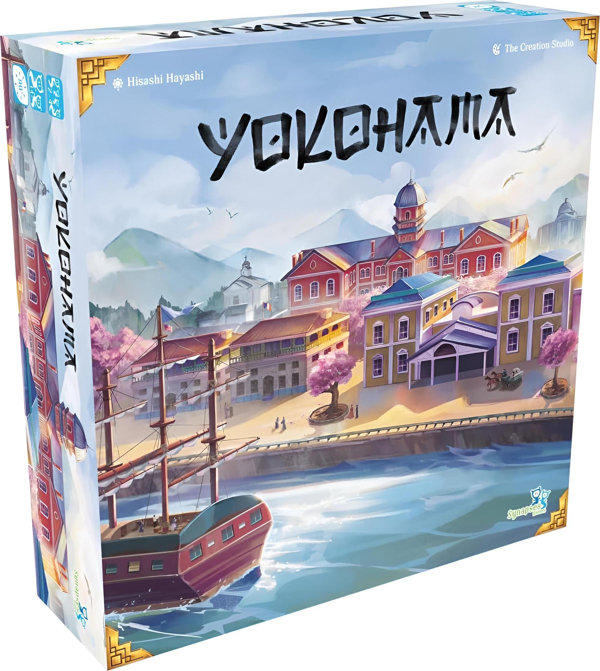 Synapses Games Yokohama Brettspiel – Strategie, Handel und Ressourcen für 2-4 Spieler SG024