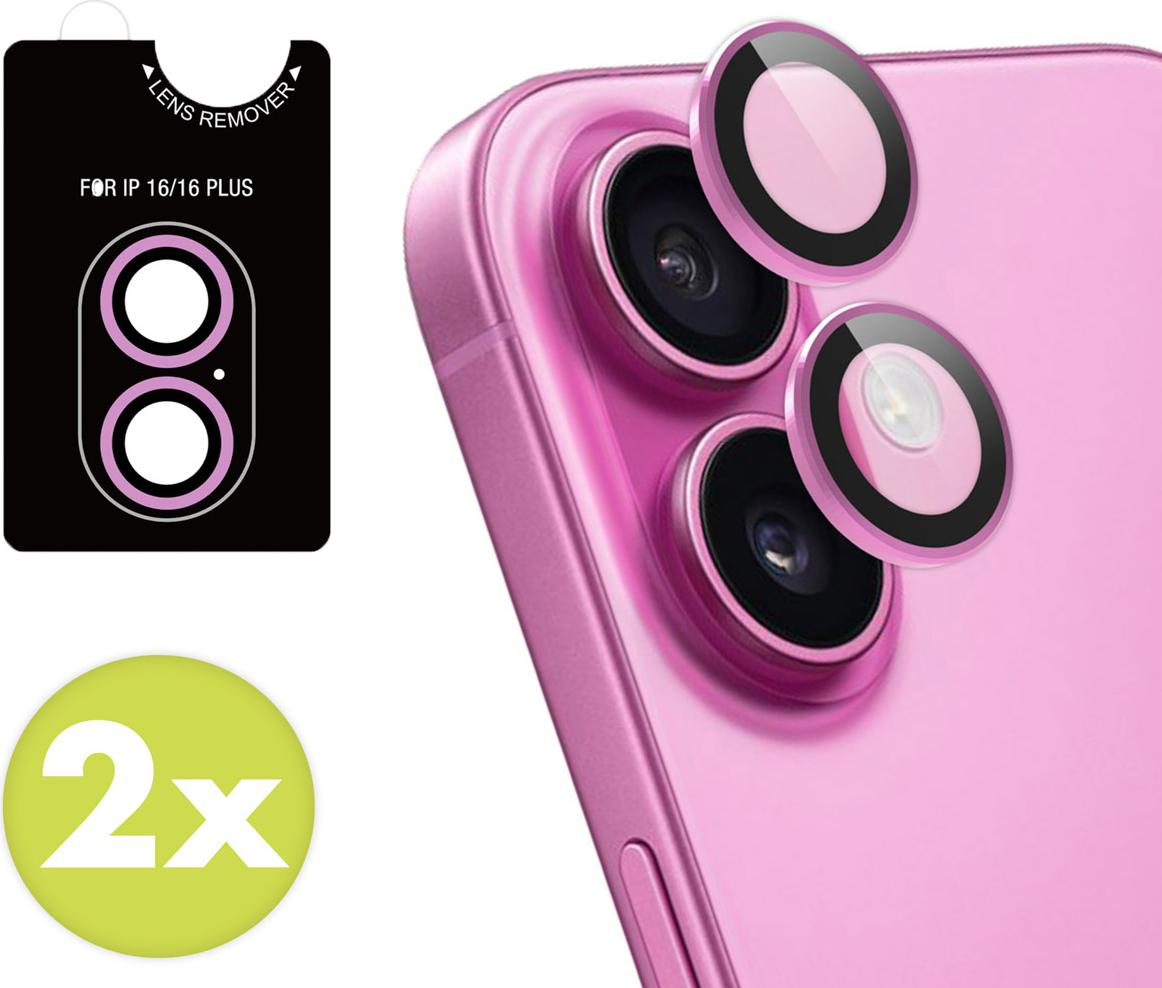 Kameraobjektivschutz Für IPhone 11 Pro/12 Pro | Kratzfestes 9H-Hartglas, Hohe Transparenz – Inkl. 3 Stück, Rosa