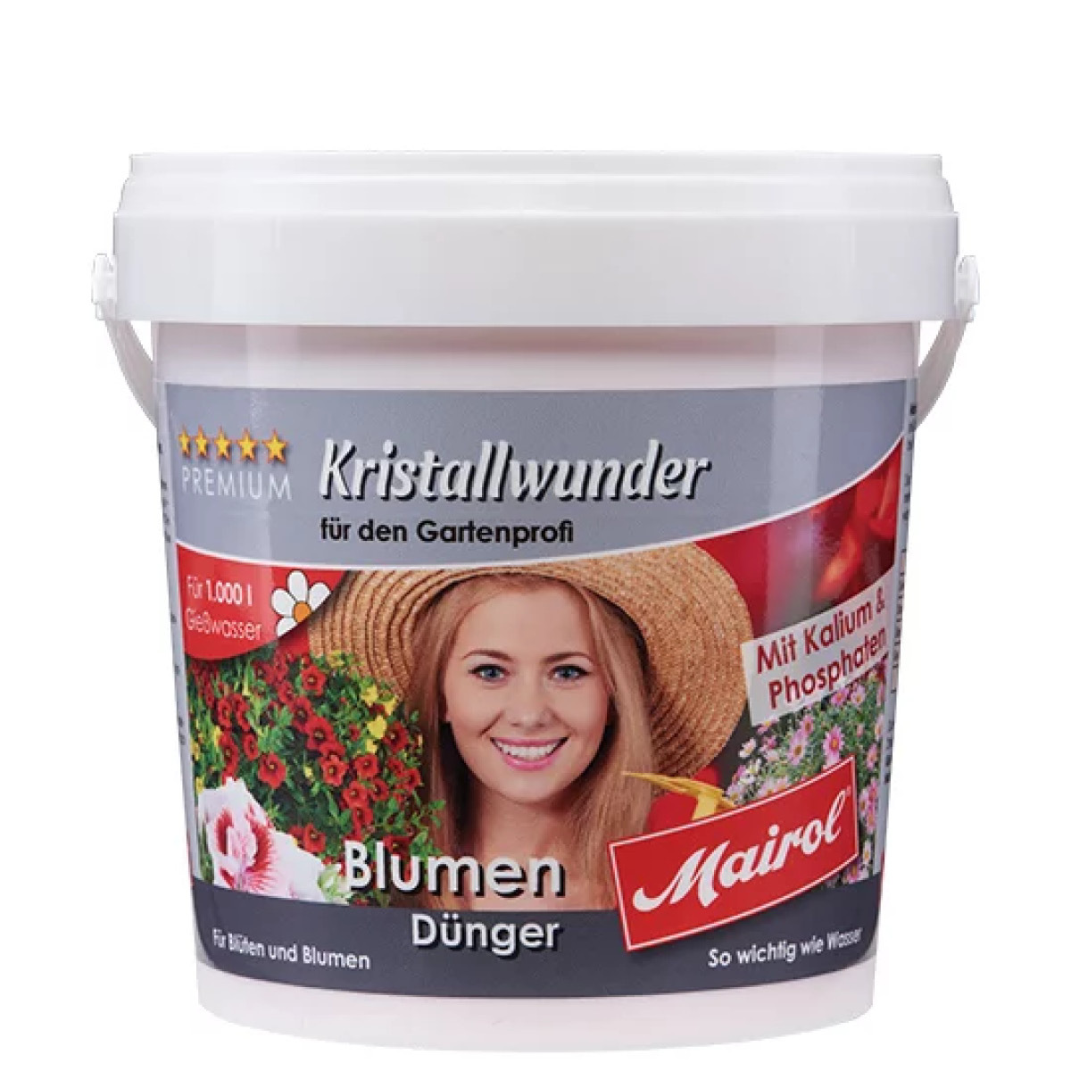 Ballistol Blumen Dünger Kristall 1 kg, Kristallwunder Mairol