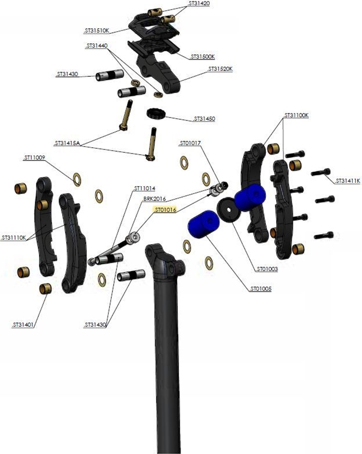 Cane Creek Top Out Washer 5610-64-125, Thudbuster LT .ST01016