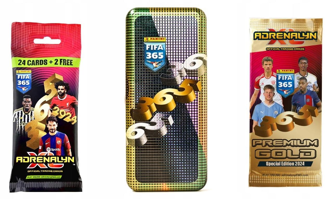 Panini S.P.A Panini FIFA 365 2024 Medium Tin Sachet Premium Gold Sachet Fat Pack 1513278540