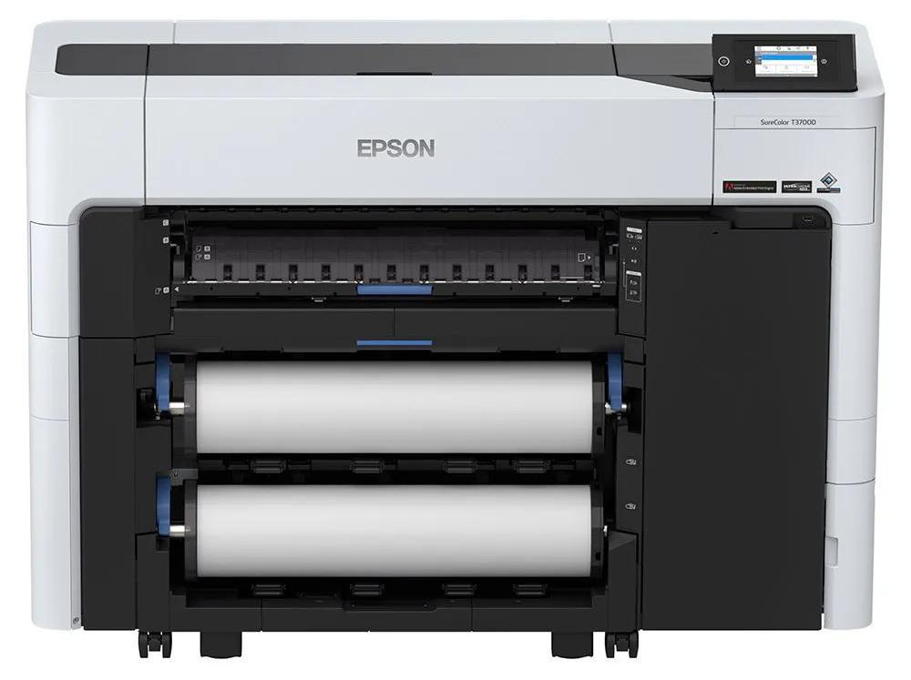 Epson SureColor SC-T3700DE, Inkjet, 2400 x 1200 DPI, ESC P, HP-GL/2, PDF 1.7, Azúrová, Purpurová, Matne čierna, Fotografická čierna, Červená, Žltá, A1 (594 x 841 mm), Rolka