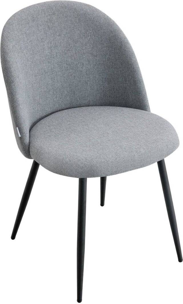 HOMLA AMPLA Stuhl Hellgrau 47x56x78 cm