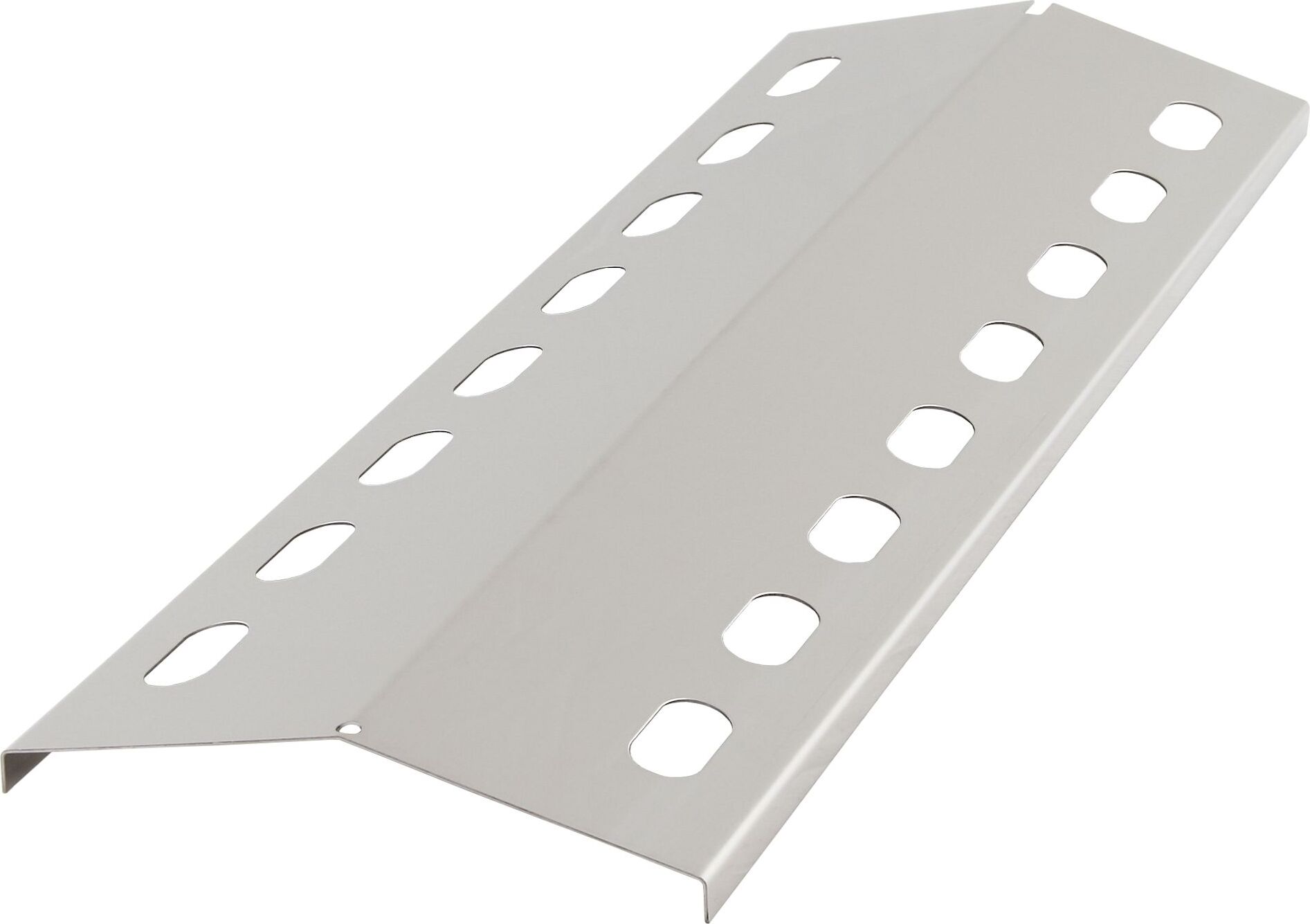 BBQ-Toro Edelstahl Flammenverteiler für Gasgrill | 43,5 x 15 cm | Flammenblech