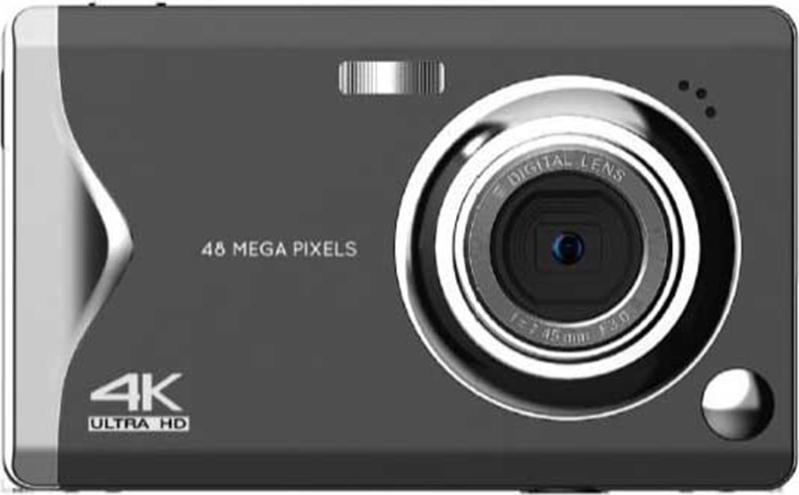 INF 40MP Digitalkamera mit 16x Zoom, 3.0" LCD, 4K Video & Lächelerkennung Schwarz 407917