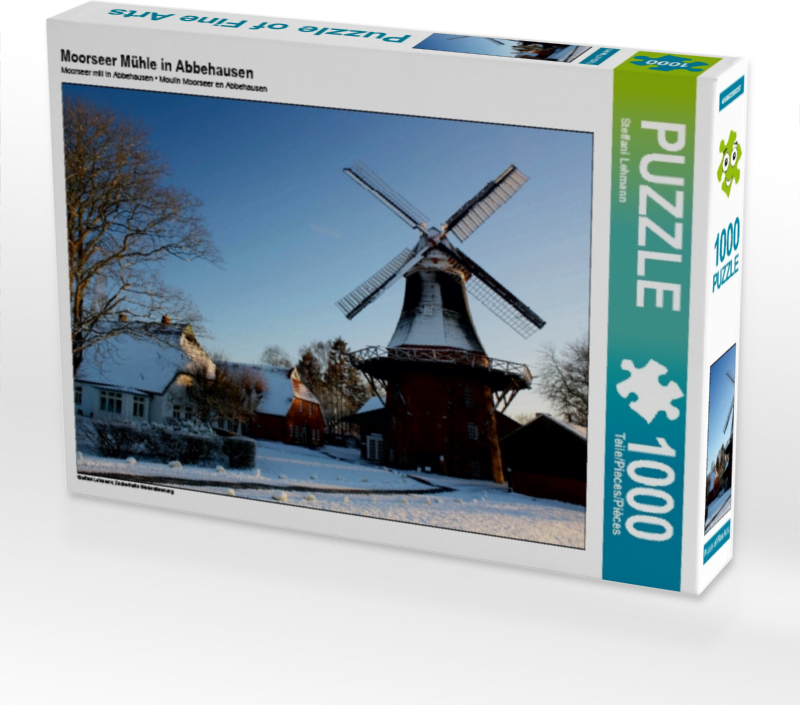 Calvendo Moorseer Mühle in Abbehausen 1000 Teile Puzzle quer 640x480mm, Lehmann Steffani; 7307862