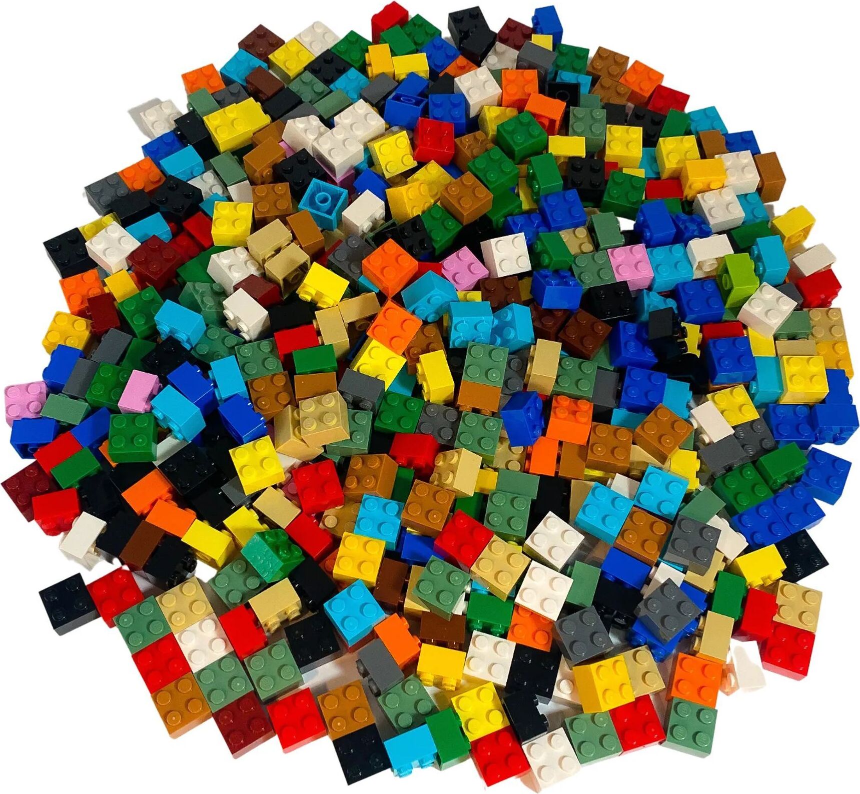 LEGO® 2x2 kocky Vysoká zmiešaná farba - 3003 NOVINKA! Množstvo 100x