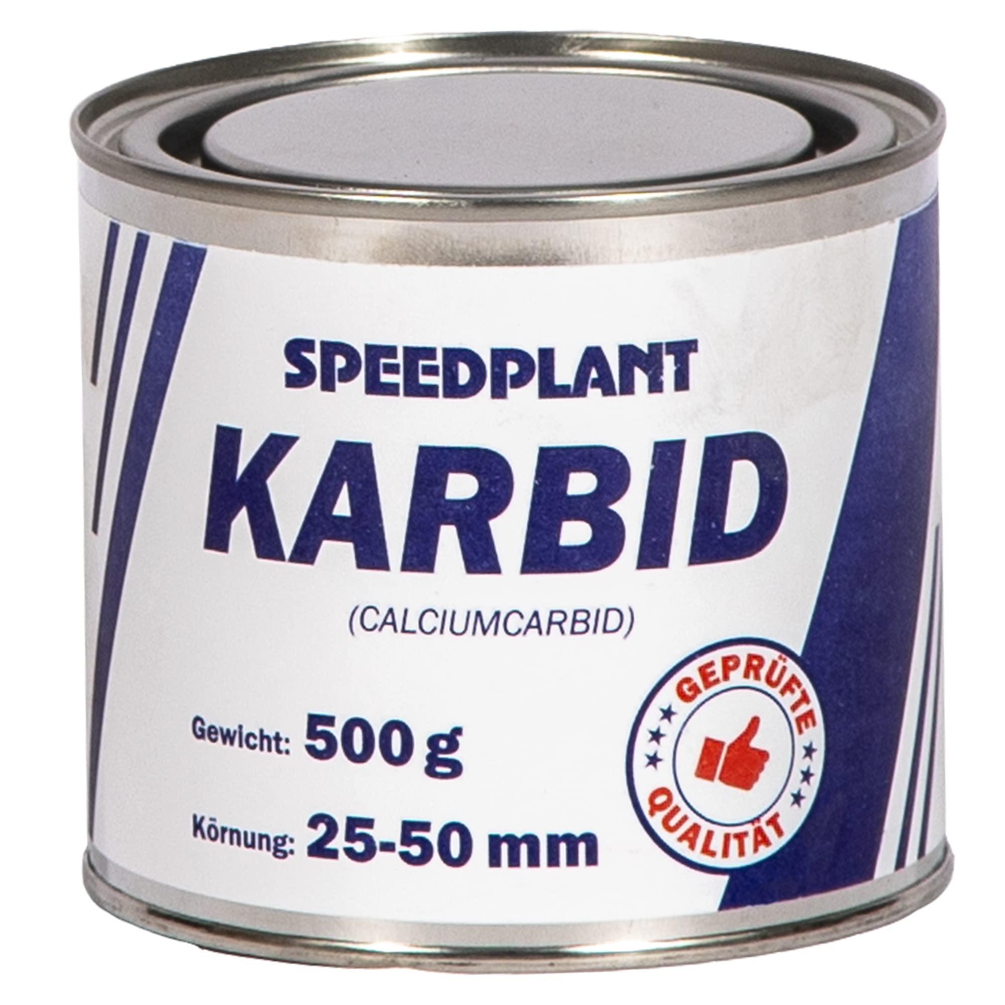 Speedplant Karbid 0,5 kg (1x 500g) - Carbid Kabit Kabitt karbitt Karbit Karbid Extra Große Körnung 25-50mm - 1 Dose
