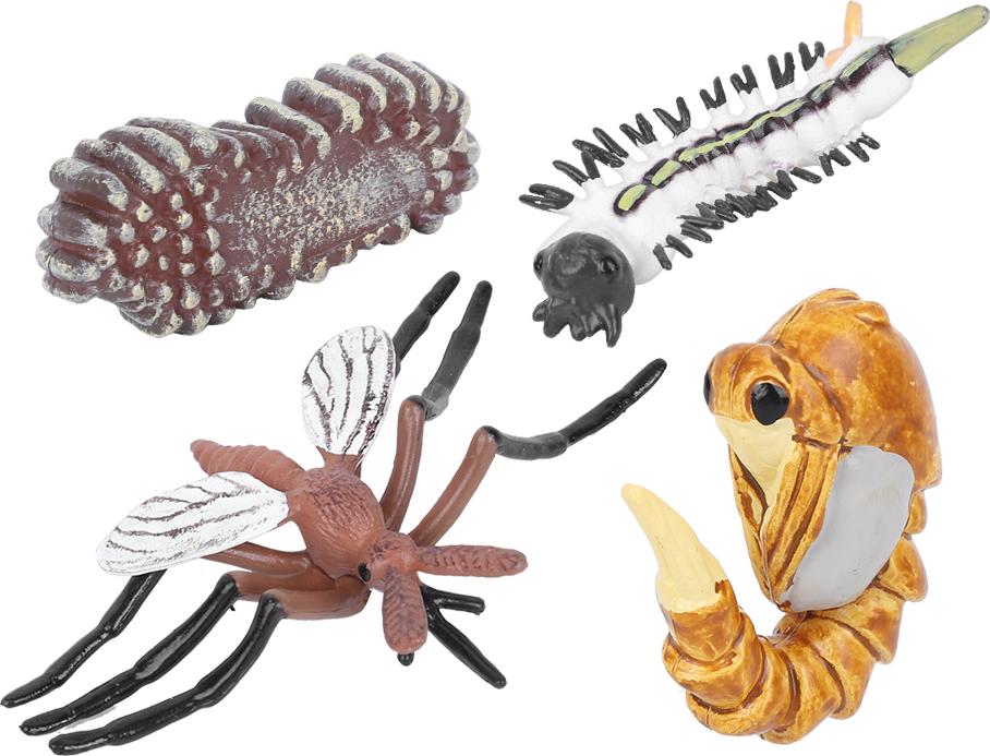 Gistuch Moskito-Wachstumszyklus-Modell für Kinder, Miniatur-Simulationstier, frühe Bildung, Statue, Spielzeug