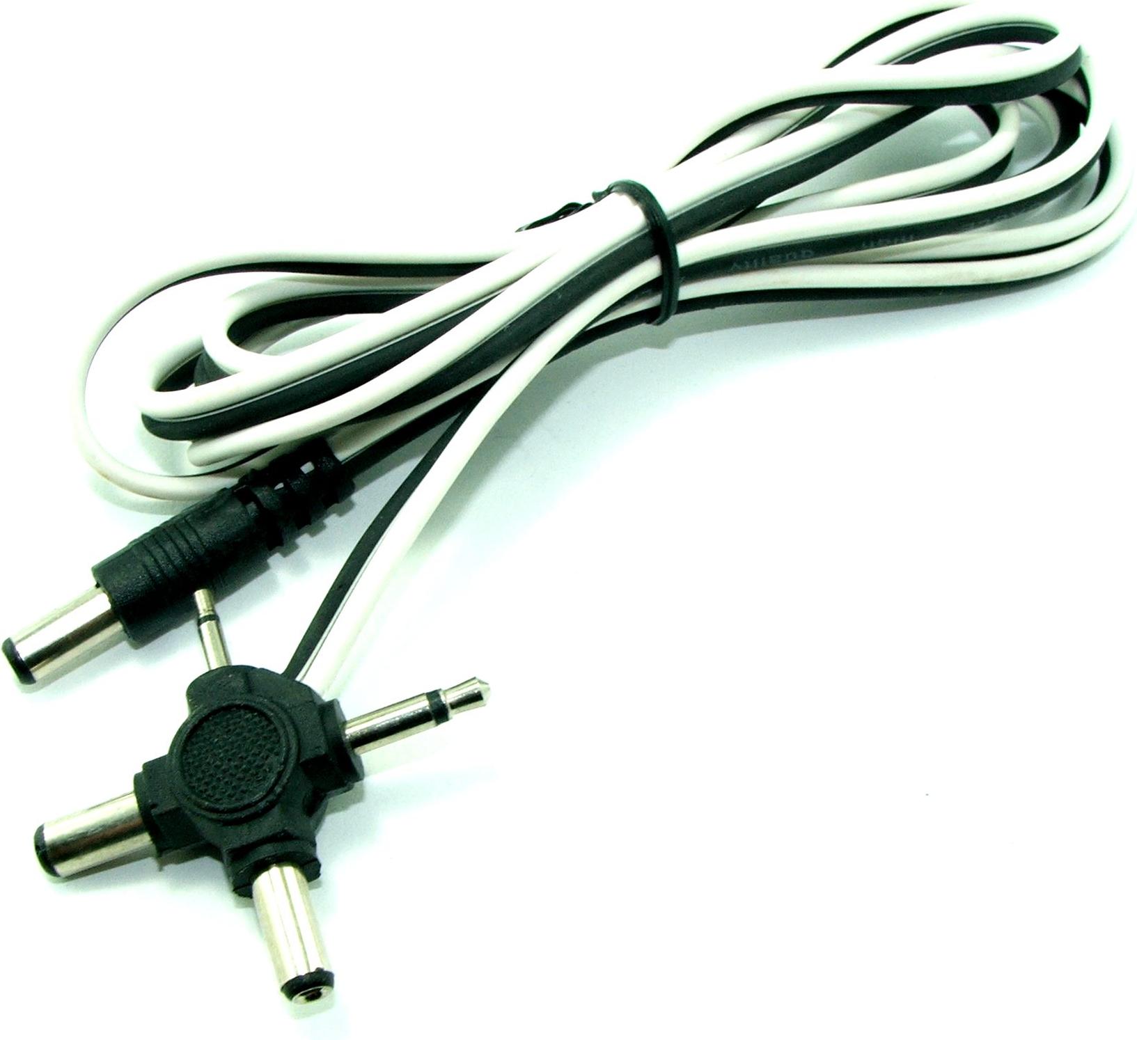 Gleichstromtechnik Gleichstromstecker 2,5/5,5 mm mit Adapterkabel