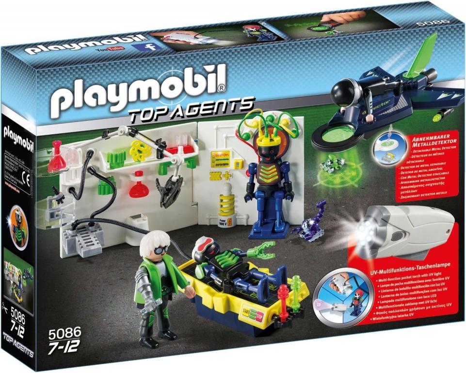 PLAYMOBIL 5086 - Agentenlabor mit Flieger