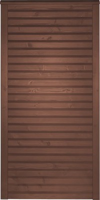 Zaun Teilelement Konsta Diamond 90 x 180 cm braun 73917