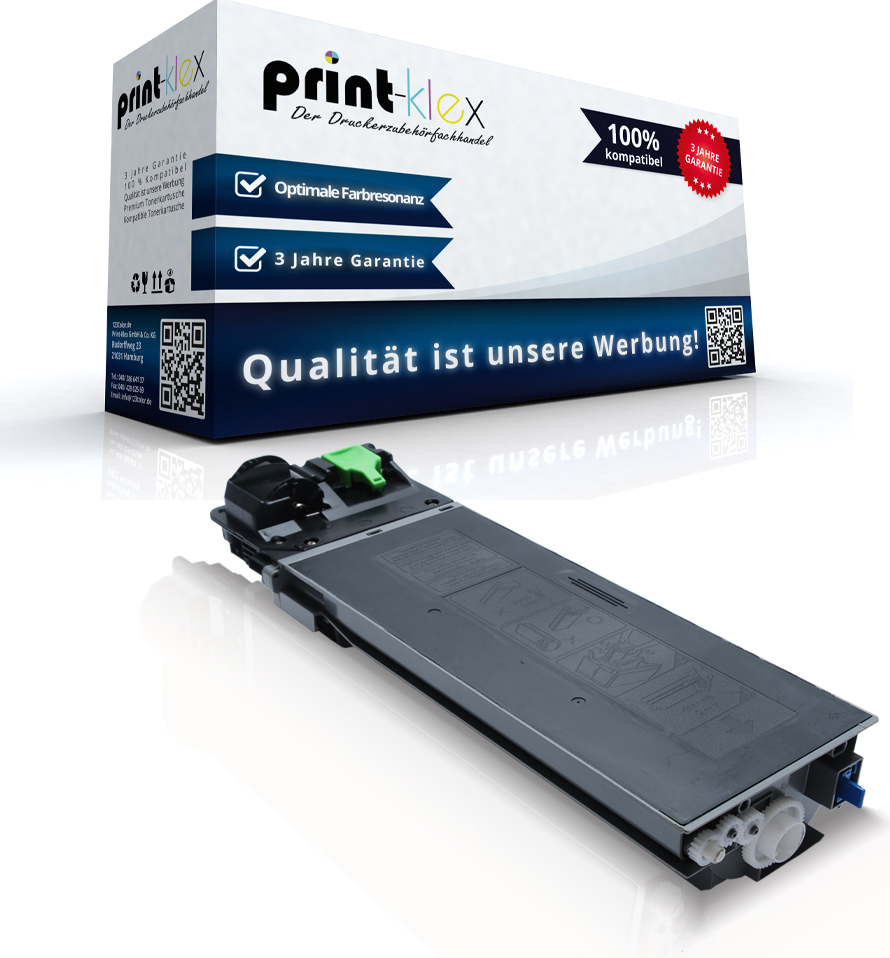 Print-Klex GmbH & Co.KG Print-Klex Austausch Tonerkartusche kompatibel für Sharp MX-M 180 Series MX-M 182 MX-M 182 D MX-M 202 D MX-M 232 D MX-235GT MX235GT MX 235GT Black Schwarz - Office Pro Serie AMH-SHARPMXM182-A2