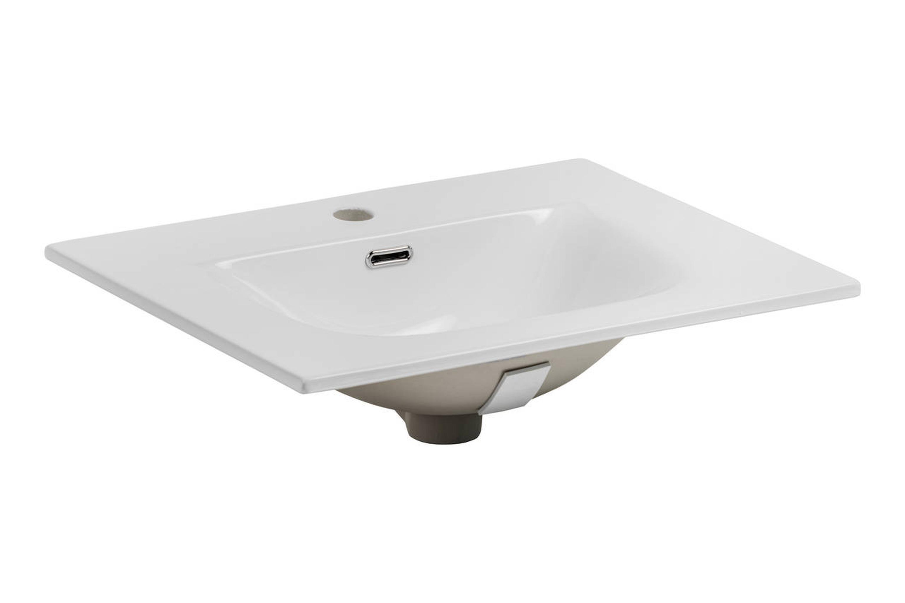 COMAD SKY 60/DP-8099 Möbelwaschbecken 61 x 46 cm, Weiß, Keramik, ohne Siphon COMAD-SKY60-8099-BIALA