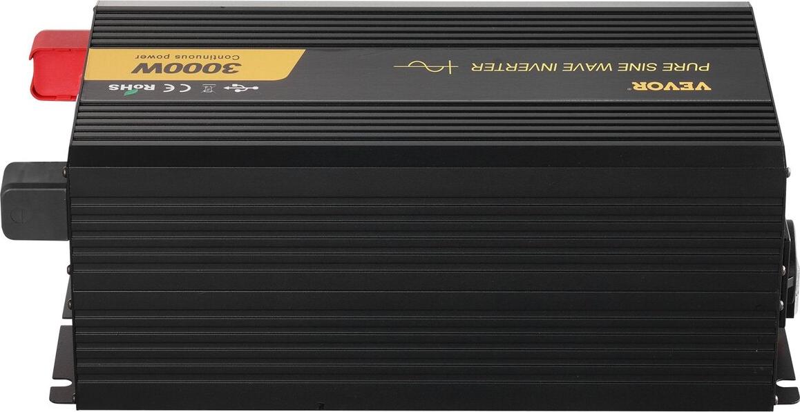 VEVOR Pure Sine Wave Inverter Power Inverter 3000W DC24V to AC230V Inverter LCD TP-3000W
