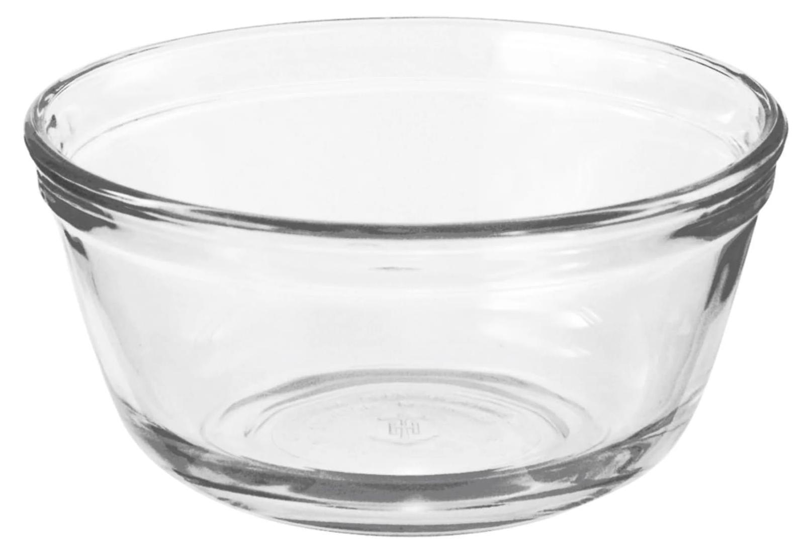 Markenlos Rührschüssel 1,4 Liter, Kalk-Soda-Glas, spülmaschinenfest