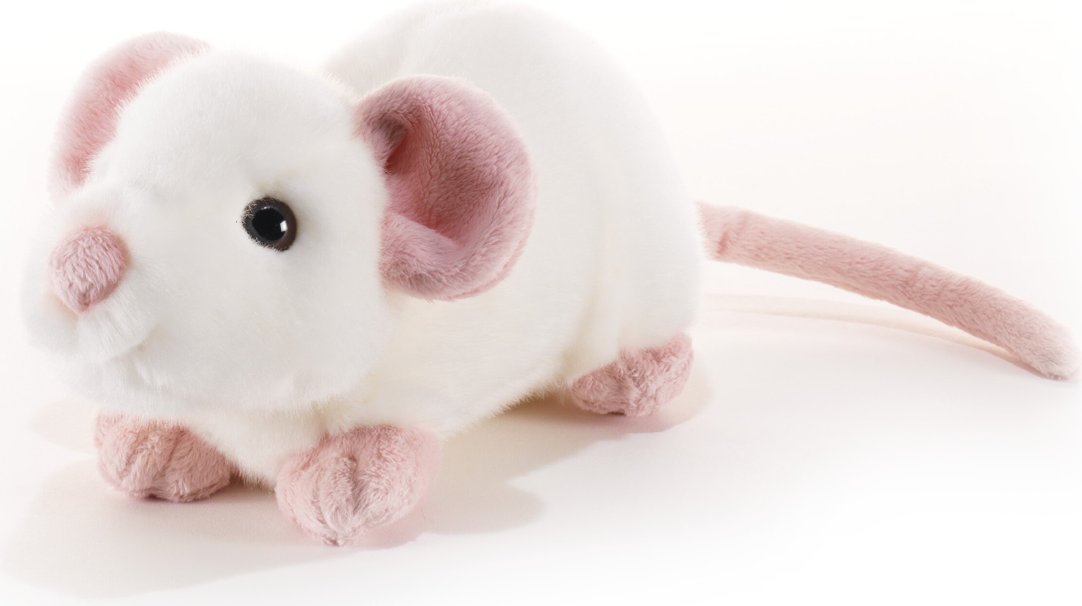 Sonstige Stofftier Plüschtier weiße Ratte "Rataplan" - 21 cm 15846