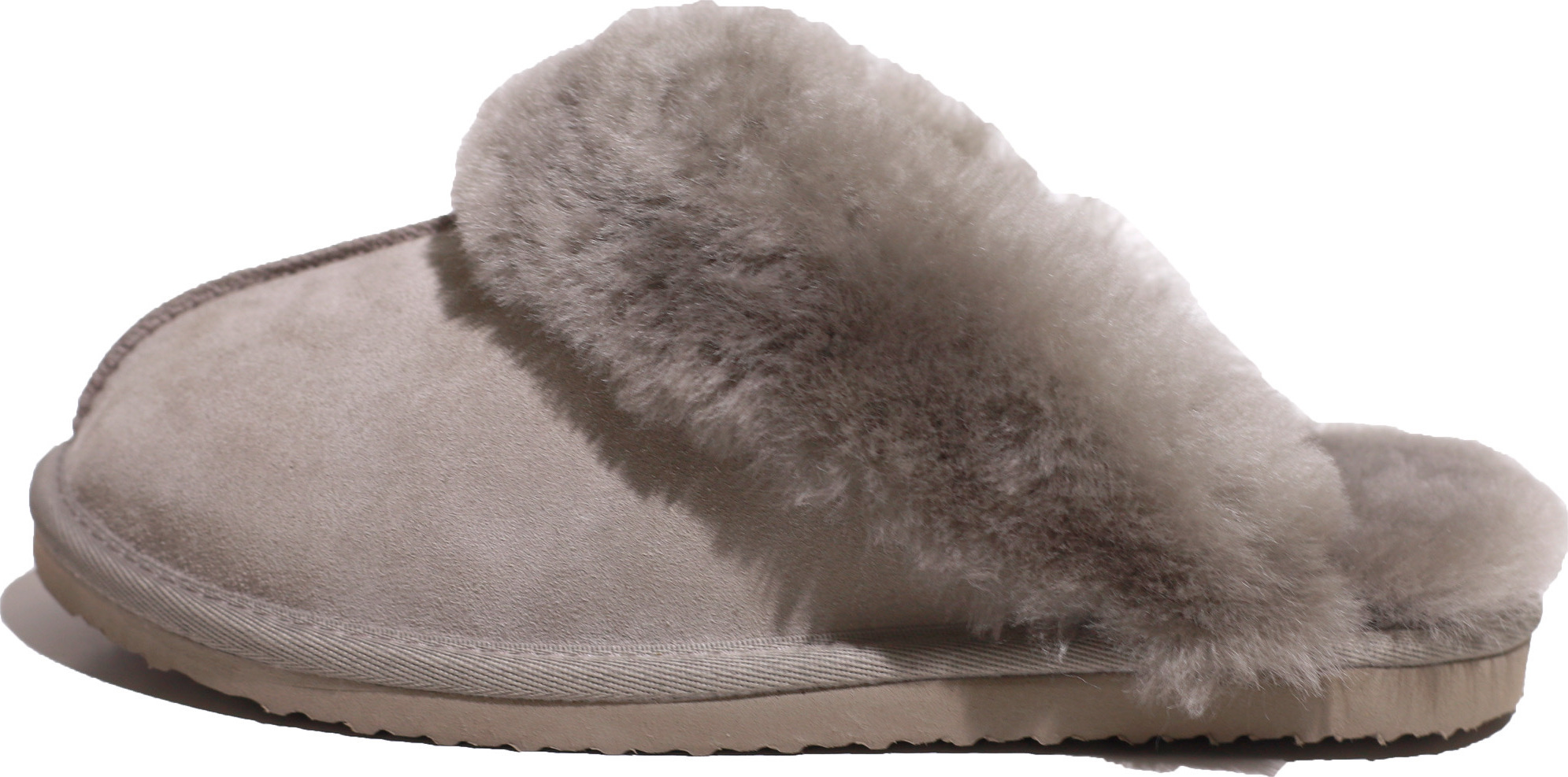 Reissner Lammfelle Lammfell Pantoffel NADINE mit Fellkranz camel 41 NADINE-CA-41