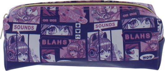 MICA College Schüleretui Anime - ca. 19 x 7 x 5,5 cm B 51479