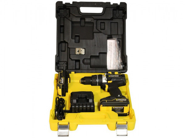 Proteco 51.10-AV-20-03 Akumulátorová príklepová vŕtačka 2-13mm 20V, 2 batérie