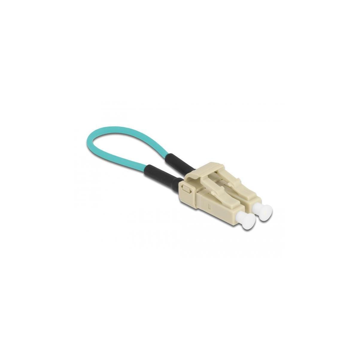 DELOCK LWL Loopback Adapter LC / OM3 Multimode beige 86931