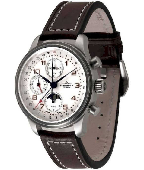 Zeno-Watch - Náramkové hodinky - Pánske - Chrono - NC Retro - 9557VKL-f2