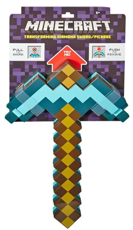 Mattel FCW14 - Minecraft - Transforming Schwert, Pickaxe 209286