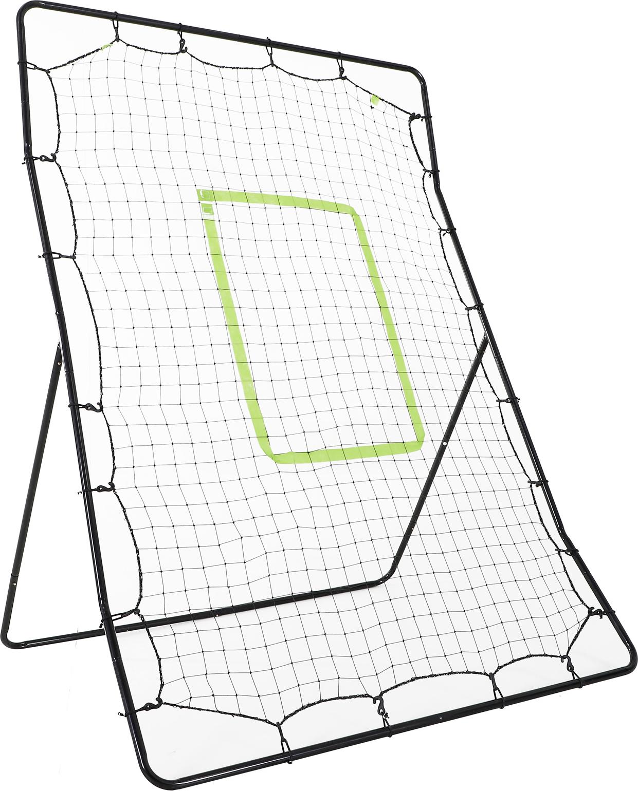 MEIYOU Baseball-Rückprallnetz, wetterbeständig, Metallrahmen, grüne Trefferzone, 174 × 123 × 90 cm KAUF-VIST-A60-001-029