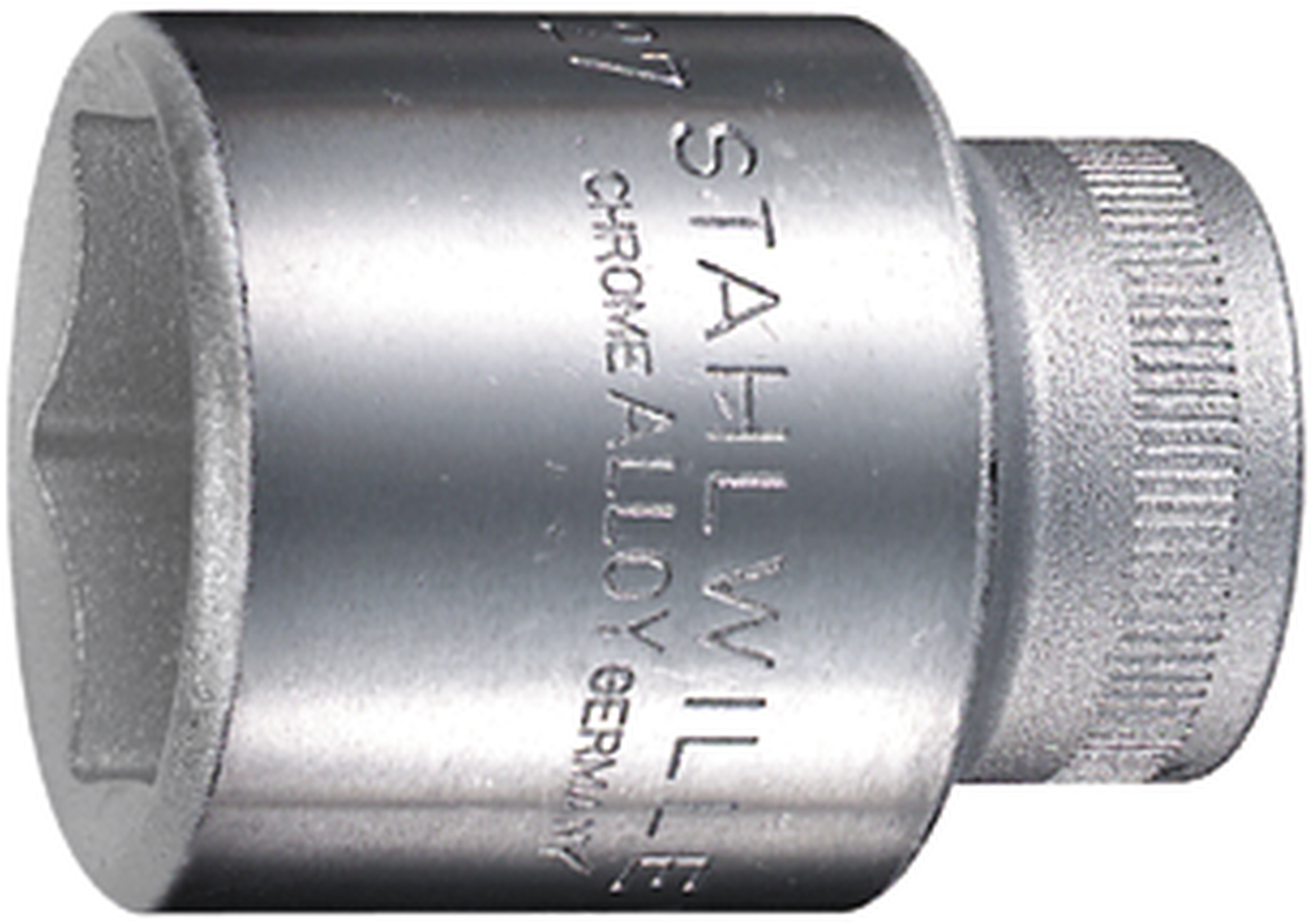 Steckschlüsseleinsatz Flach 21 Mm – 1/2 Zoll Antrieb, 6-seitig, Aus CR-V Stahl, Für Enge Bereiche