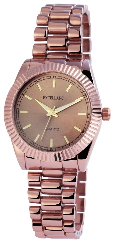 Excellanc Damenuhr mit Metallarmband 180657000002