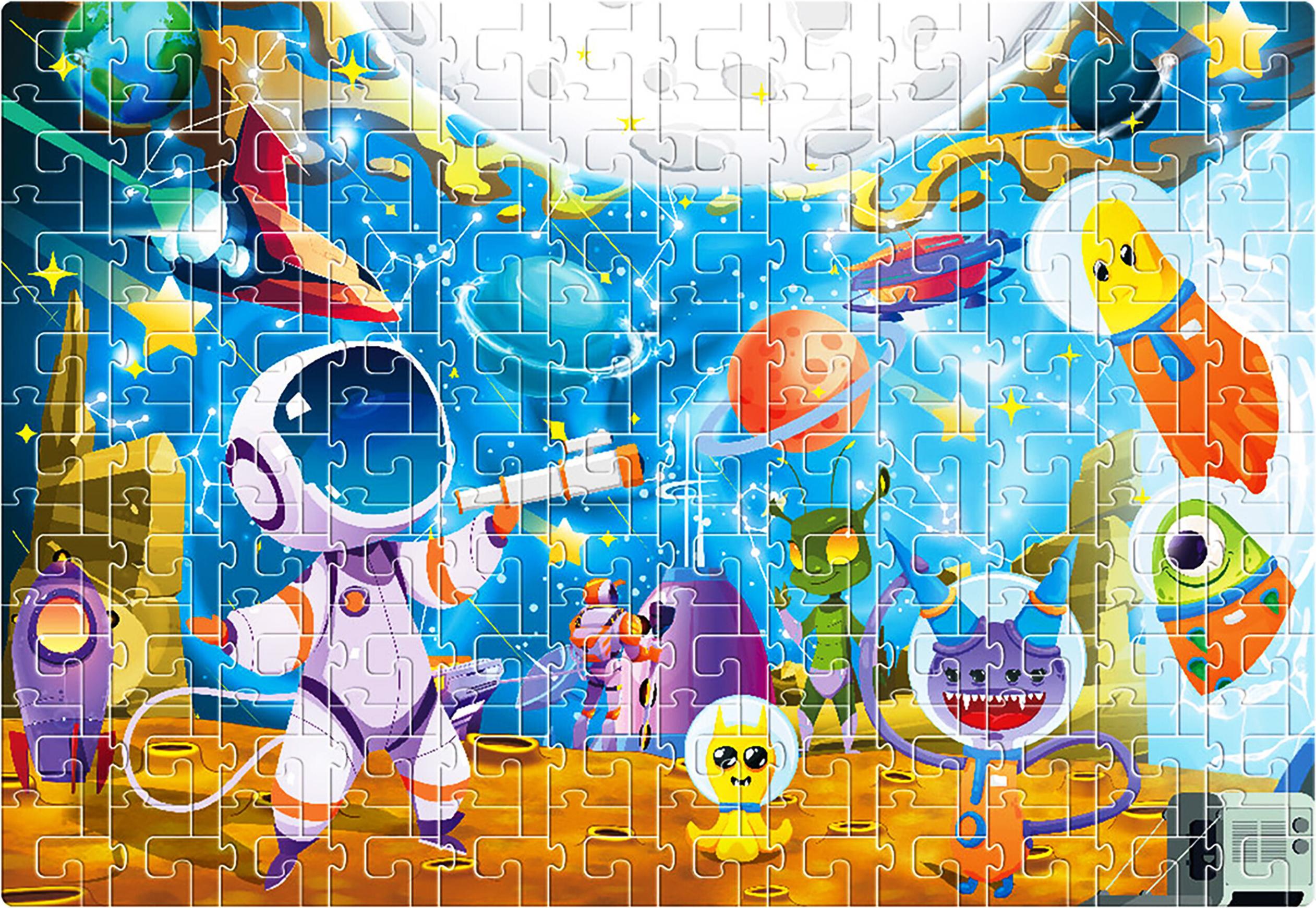 Aga4Kids Kinderpuzzle Weltraumreisende 216 Szt. MR1464