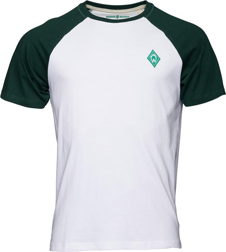 Werder Bremen Merchandising GmbH SV Werder Bremen GOTS T-Shirt grün/weiss Gr. M