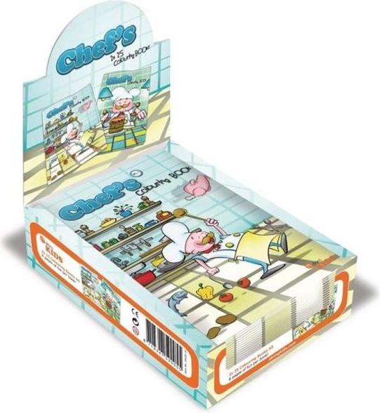 Dining Kids Malbücher Koch (50 Stück)