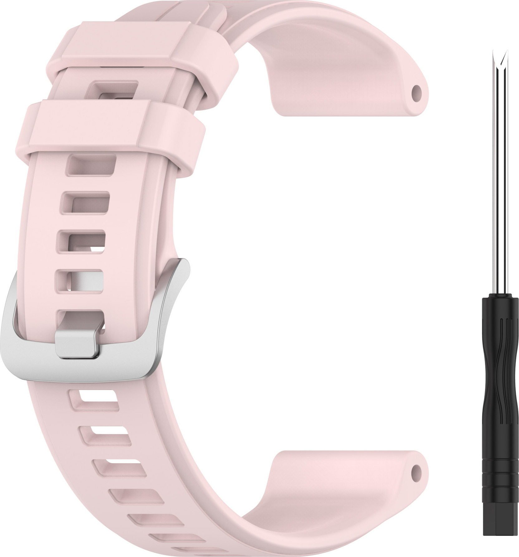 INF Silikónový remienok na hodinky Garmin Descent G1 Garmin Fenix 7 Ružová