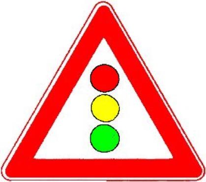 Karen VKZ.131 Dreieck 900mm Lichtzeichenanlage RAL-Gütezeichen Folie RA2