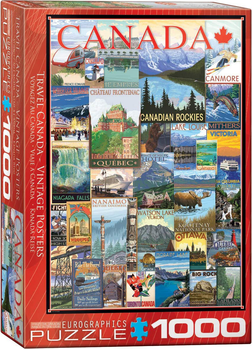 Empireposter 1000 Teile Puzzle Vintage Werbeposter Kanada 867643