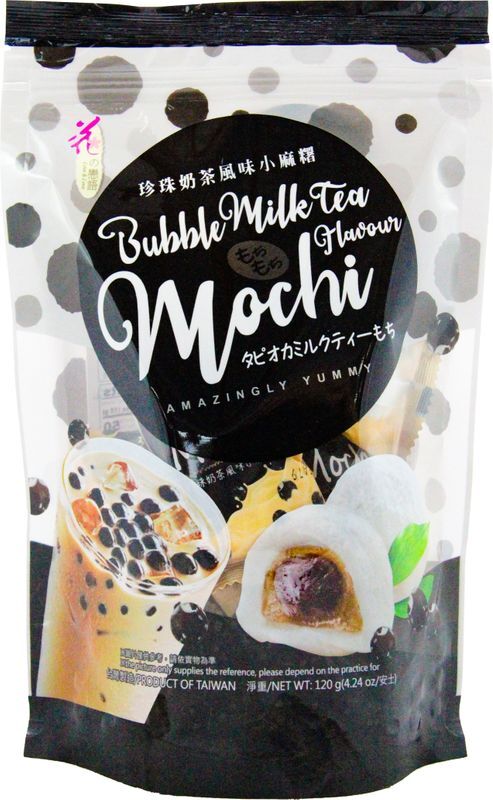 [ 120g ] Love & Love Mochi mit Bubble Milk Tea Geschmack / Bubble Milchtee Geschmack 9721