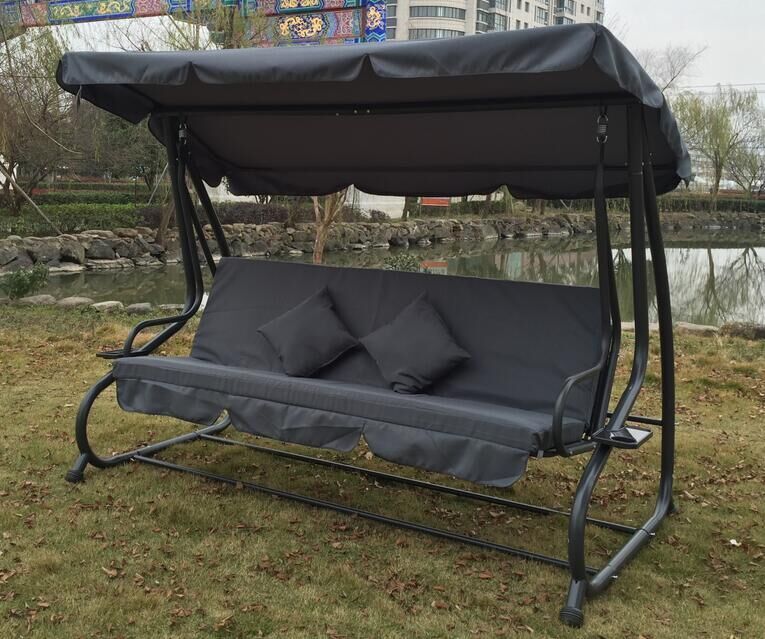Hollywood - Schaukel und Liege zugleich anthrazit