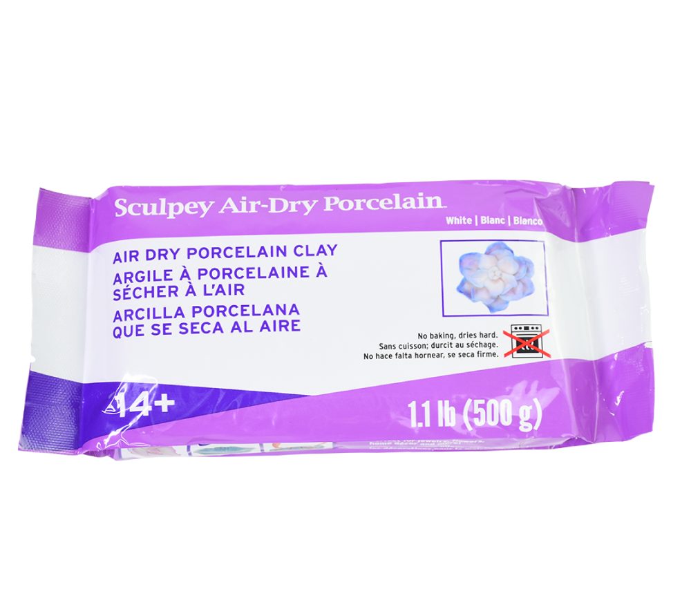 Porzellan lufttrocknend weiß 500 g Sculpey AD3350