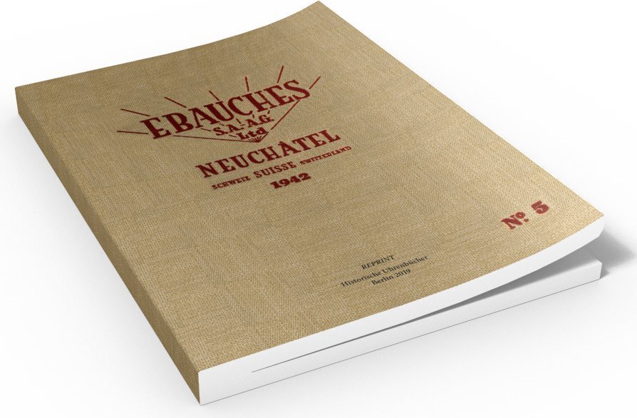 SELVA Buch: Werksucher Ebauches 1942