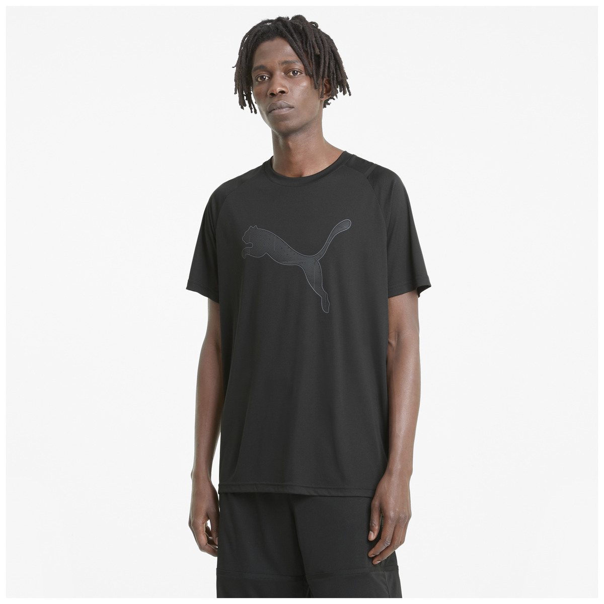 Herren T-Shirt Puma TRAIN GRAPHIC RAGLAN TEE L Schwarz