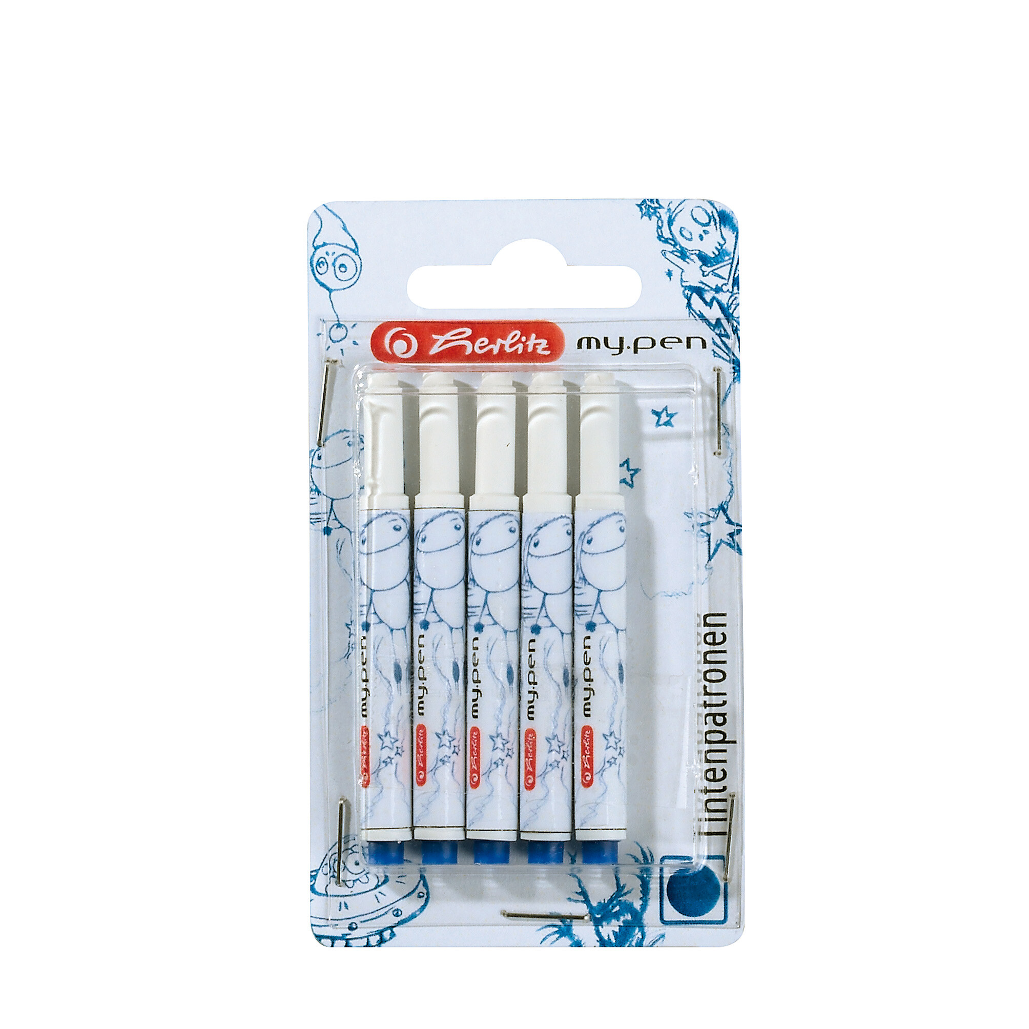 Herlitz Uni-Patrone my.pen blau 1x5 lose Ware 10983443