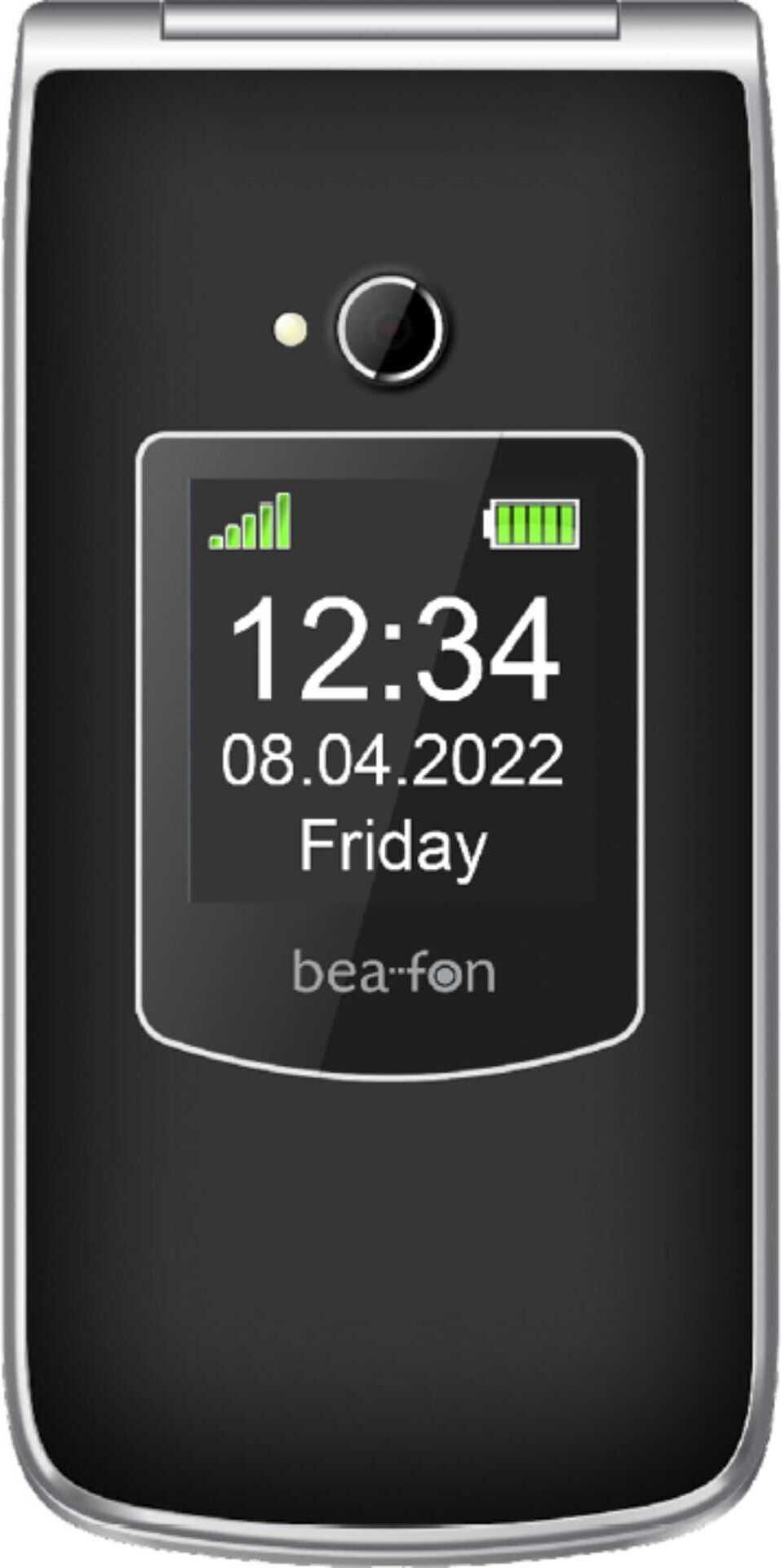 SL605 čierny mobilný telefón