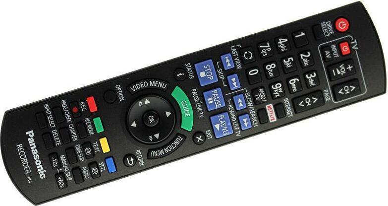 GOUYESHO Telecomando Universale Sostitutivo N2QAYB001046 Per Registratori Blu-ray Panasonic DMR-BCT/ BST Series