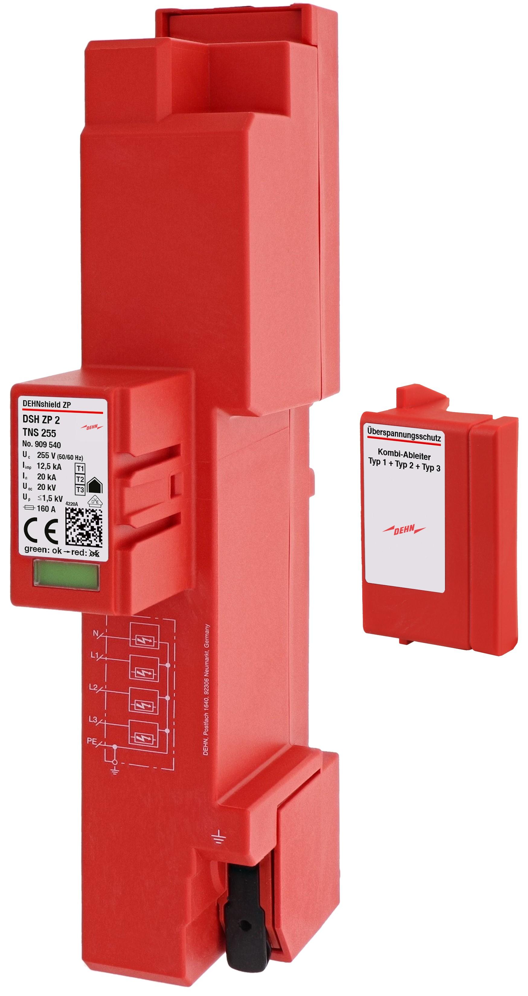 DEHN DEHNshield ZP 909540 DSH ZP 2 TNS 255 Kombiableiter Typ1+2