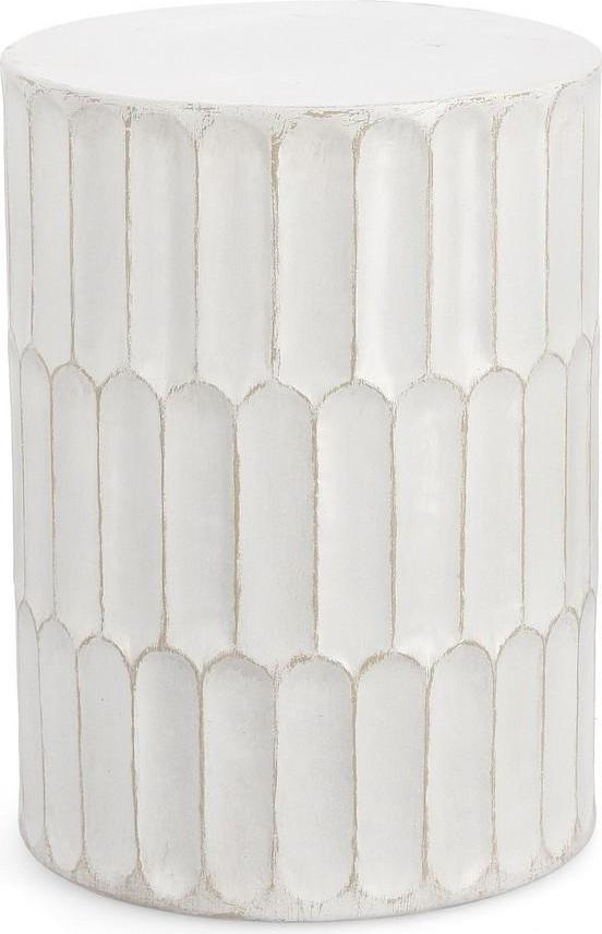 Couchtisch Ceaser 40.5 x 40.5 x 56 cm Magnesia Weiß