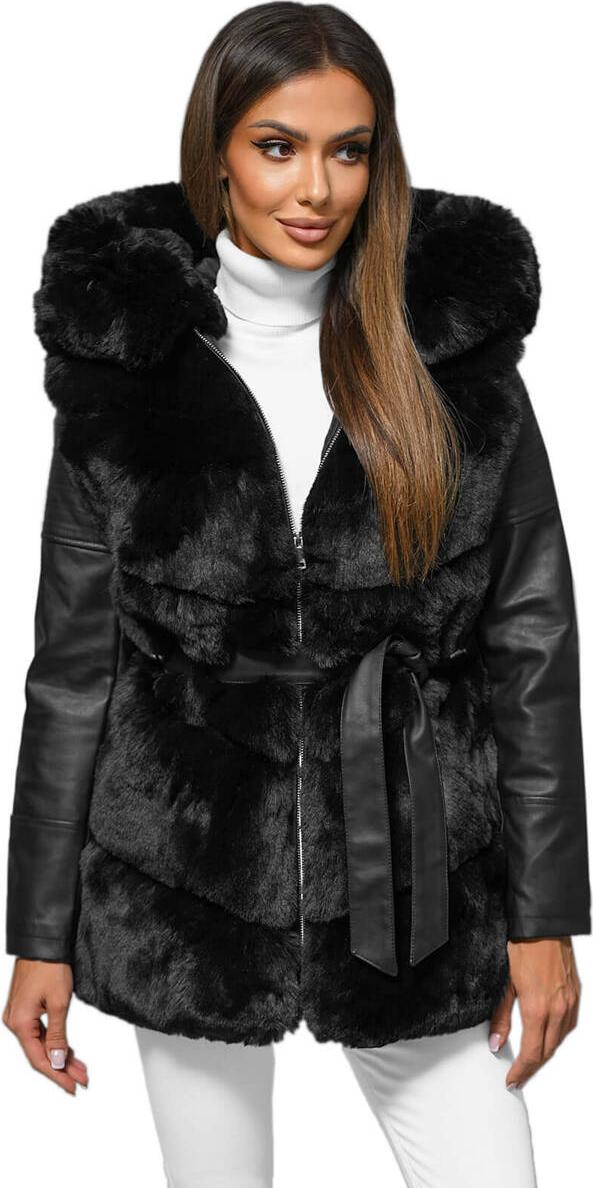 Damen Winterjacke Schwarz OZONEE JS/11Z8090Z XL
